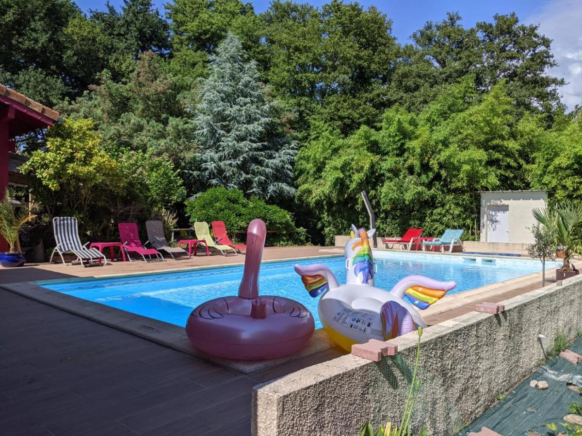 2 Coeurs 2 Landes Apartment Garrosse Bagian luar foto